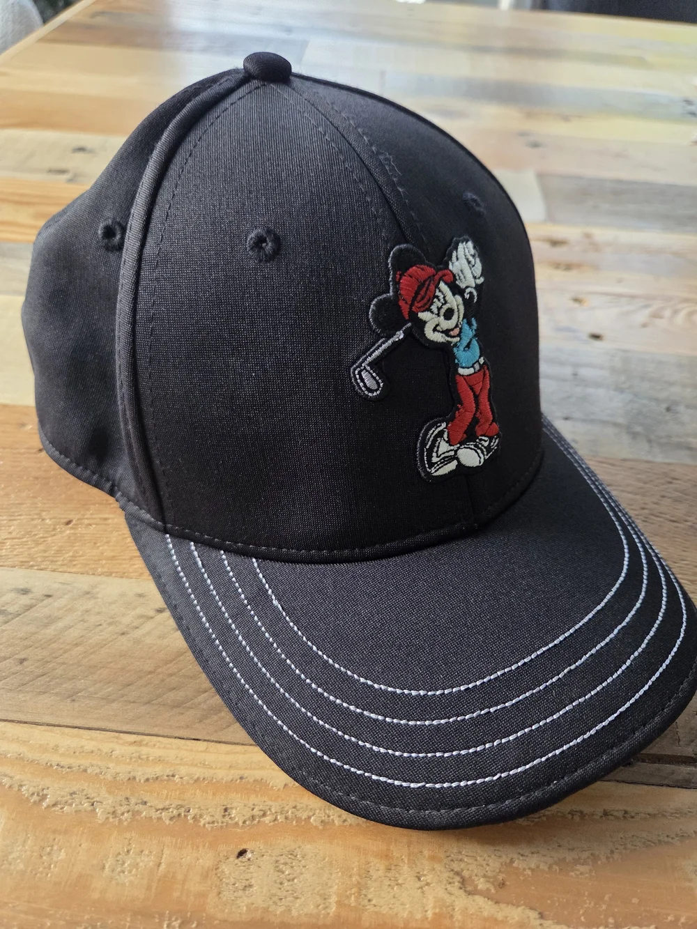 Disney Parks Black Golfing Mickey Mouse Cap